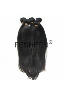 FESHFEN100%原生發(fā)真人發(fā)絲自然色發(fā)簾假發(fā)優(yōu)質少女發(fā)順發(fā)可燙染